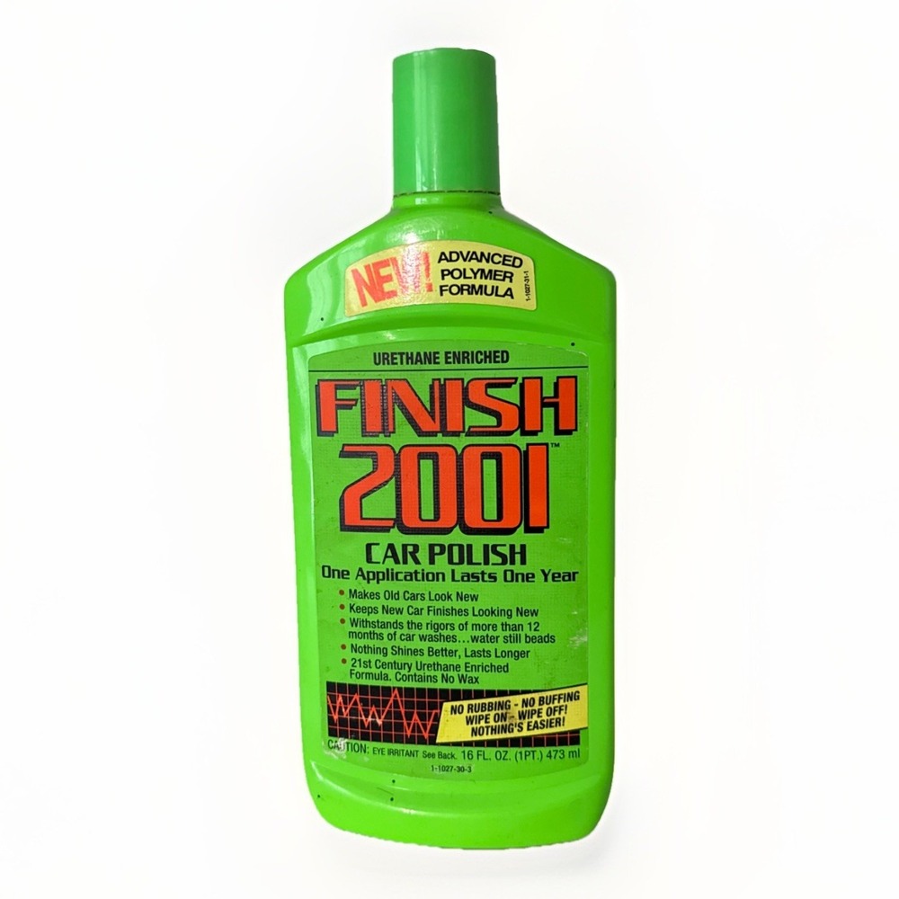 Vintage (1997) Turtle Wax Finish 2001 Car Polish Hard To‎ Find - 50% Full